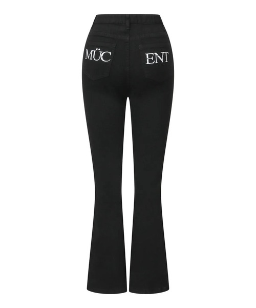 MUCENT(ムセント)の「MUCENT/RAXENブーツカットデニムパンツ(その他パンツ・レディース・ブラック・SMALL)」の10枚目の写真