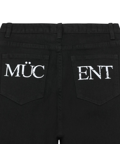 MUCENT(ムセント)の「MUCENT/RAXENブーツカットデニムパンツ(その他パンツ・レディース・ブラック・SMALL)」の4枚目の写真