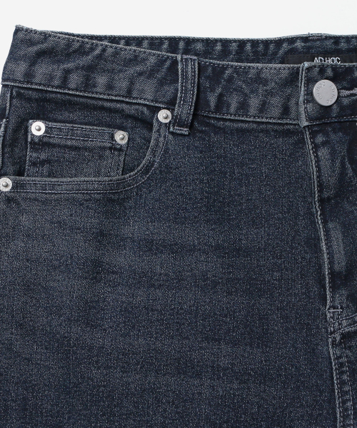 ADHOC(アドホック)の「男性テーパードフィットデニムパンツ (DK-INDIGO) (HC8DP07)(デニムパンツ・メンズ・その他・76/71/81/86)」の3枚目の写真