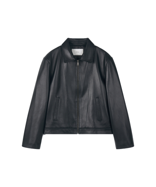 LEFTSEOUL（レフトソウル）の「メンズ アーバン ラムスキン ジャケット [ブラック]（ライダースジャケット・メンズ・ブラック・MEDIUM/LARGE）」の2枚目の写真