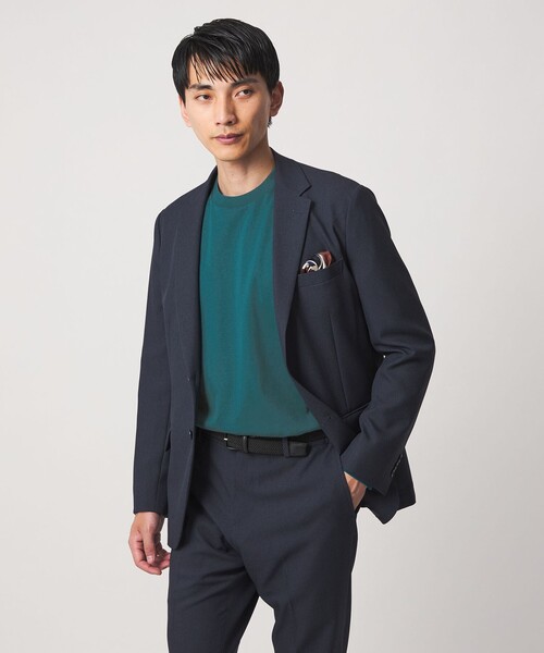 green label relaxing(グリーンレーベルリラクシング)の「L/A ポンチ ビズ クルーネック カットソー(Tシャツ/カットソー・メンズ・ターコイズブルー系/ダークグレー/ライトグレー・XL/M/L/S)」の4枚目の写真