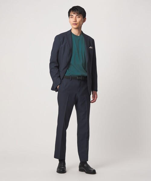 green label relaxing(グリーンレーベルリラクシング)の「L/A ポンチ ビズ クルーネック カットソー(Tシャツ/カットソー・メンズ・ターコイズブルー系/ダークグレー/ライトグレー・XL/M/L/S)」の5枚目の写真
