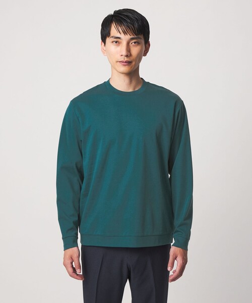green label relaxing(グリーンレーベルリラクシング)の「L/A ポンチ ビズ クルーネック カットソー(Tシャツ/カットソー・メンズ・ターコイズブルー系/ダークグレー/ライトグレー・XL/M/L/S)」の10枚目の写真