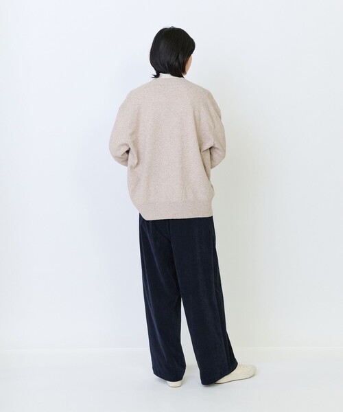 LOISIR(ロワズィール)の「《塩川いづみさんコラボ》ウールインターシャカーディガン(カーディガン/ボレロ・レディース・グレー/ベージュ・FREE)」の6枚目の写真