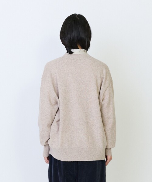 LOISIR(ロワズィール)の「《塩川いづみさんコラボ》ウールインターシャカーディガン(カーディガン/ボレロ・レディース・グレー/ベージュ・FREE)」の13枚目の写真