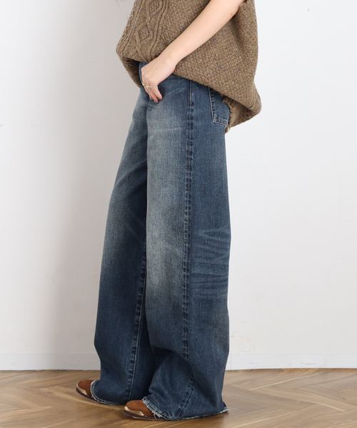R13(アールサーティーン)の「【R13/アールサーティーン】D'ARCY LOOSE JEAN(デニムパンツ・レディース・ブルー・24/25/26)」の2枚目の写真