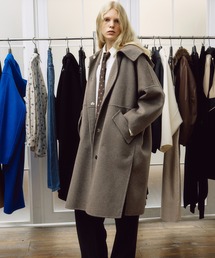 フードダブルフェイスコート / Hooded Double-Face Coat