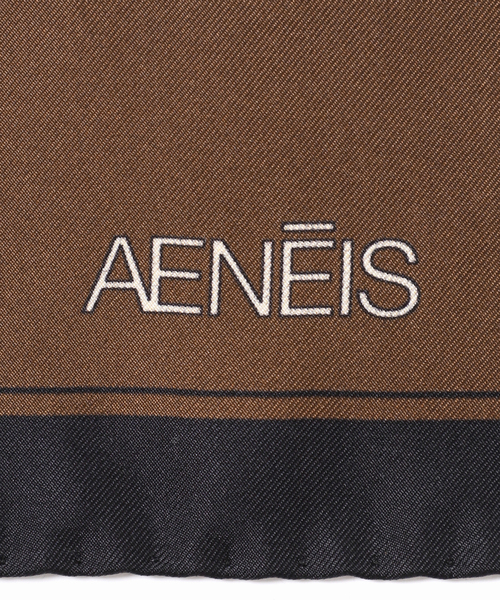 journal standard L'essage（ジャーナルスタンダードレサージュ）の「《追加》AENEIS/エネス ECLIPSE ANIMAL Silk Scarf 68-EBANO スカーフ（バンダナ/スカーフ・レディース・ブラウン・FREE）」の4枚目の写真