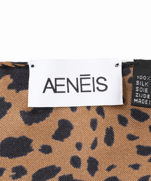 journal standard L'essage（ジャーナルスタンダードレサージュ）の「《追加》AENEIS/エネス ECLIPSE ANIMAL Silk Scarf 68-EBANO スカーフ（バンダナ/スカーフ・レディース・ブラウン・FREE）」の5枚目の写真