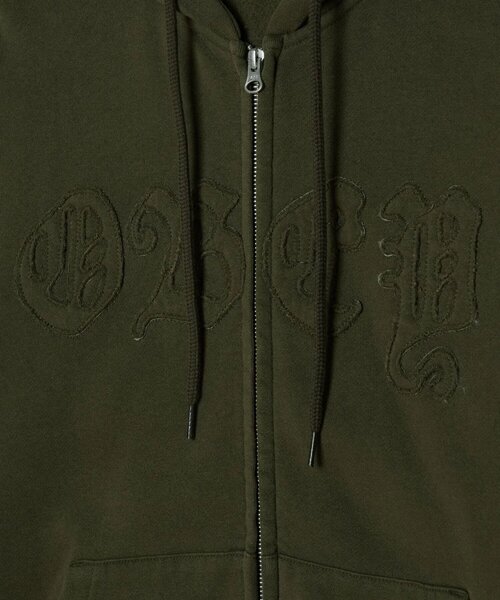 OBEY(オベイ)の「【OBEY】GOTHIC ZIP HOOD(パーカー・メンズ・オリーブ/ブラック/ブラウン・SMALL)」の11枚目の写真