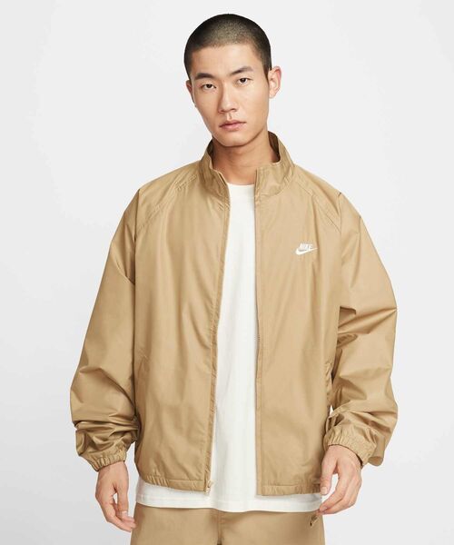 NIKE(ナイキ)の「ナイキ スポーツウェア クラブ メンズ ロスコー フルジップ ジャケット / Nike Sportswear Club Men's Roscoe Full-Zip Jacket HV1140-297 Parachute Beige(ブルゾン・メンズ・ベージュ・L/2XL/XL/S/M)」の1枚目の写真