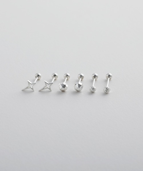 whoseA(フーシー)の「【silver925】Tiny Screw pierce / タイニースクリューピアス(ピアス(両耳用)・レディース・シルバー/シルバー系その他/シルバー系その他2・FREE)」の8枚目の写真
