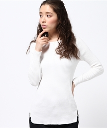 CIAOPANIC | 【Ciaopanic】　ヘンリーネックリブPO(Tシャツ/カットソー)