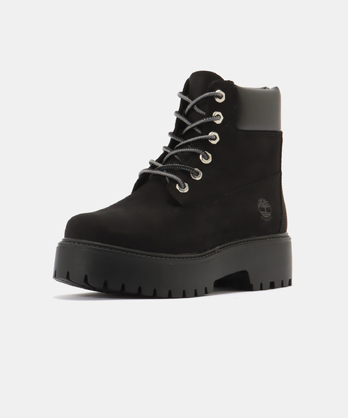Timberland（ティンバーランド）の「Timberland Stone Street 6-Inch Waterproof Platform Boot A5RH5-015（ブーツ・レディース・ブラック・24.5cm/24cm/23.5cm/23cm）」の2枚目の写真