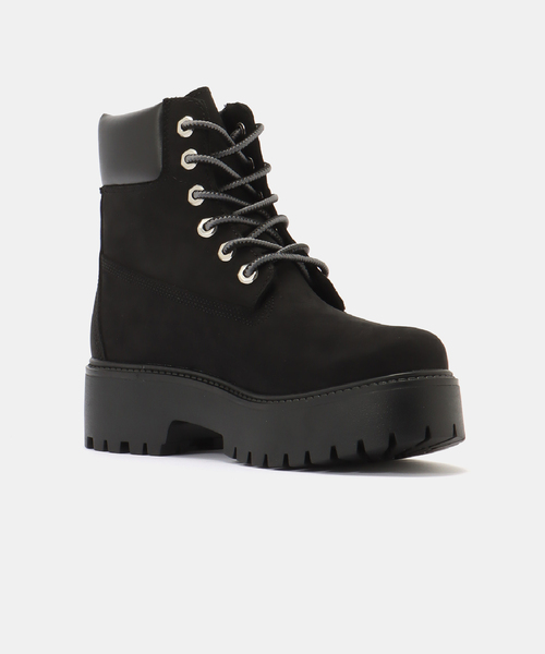 Timberland（ティンバーランド）の「Timberland Stone Street 6-Inch Waterproof Platform Boot A5RH5-015（ブーツ・レディース・ブラック・24.5cm/24cm/23.5cm/23cm）」の5枚目の写真