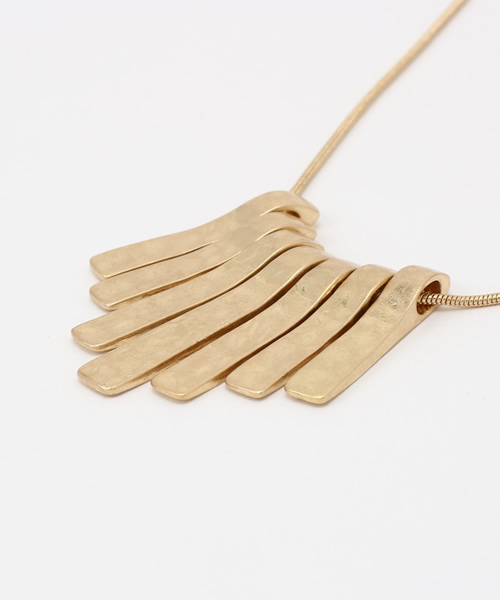 N.（N. Natural Beauty Basic）（エヌエヌナチュラルビューティーベーシック）の「シェイプメタルネックレス（ネックレス・レディース・ゴールド・ﾌﾘ-）」の2枚目の写真