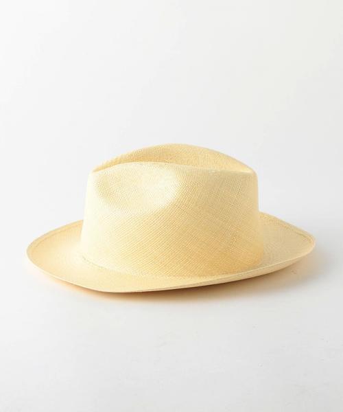 BEAUTY&YOUTH UNITED ARROWS（ビューティーアンドユースユナイテッドアローズ）の「BY ECUA ANDINO クラシックハット◆（ハット・レディース・ホワイト/ベージュ・FREE）」の3枚目の写真