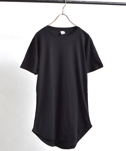 ROOPTOKYO（ループトウキョウ）の「ロング丈 コットン 無地 ラウンド Tシャツ proclub/プロクラブ（Tシャツ/カットソー・メンズ・グレー/オリーブ/ネイビー/ホワイト/ブラック・S/L/M）」の3枚目の写真
