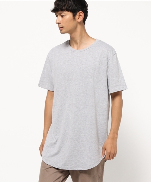 ROOPTOKYO（ループトウキョウ）の「ロング丈 コットン 無地 ラウンド Tシャツ proclub/プロクラブ（Tシャツ/カットソー・メンズ・グレー/オリーブ/ネイビー/ホワイト/ブラック・S/L/M）」の15枚目の写真