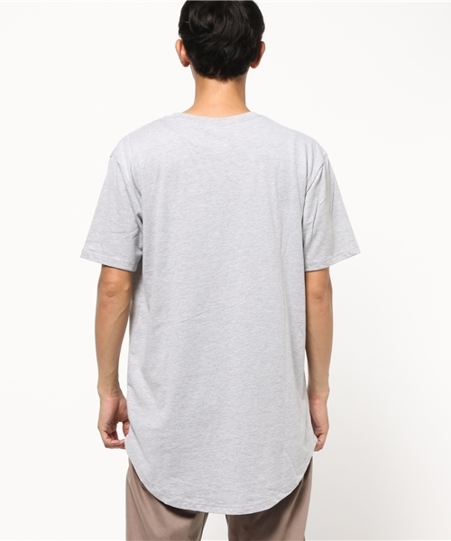 ROOPTOKYO（ループトウキョウ）の「ロング丈 コットン 無地 ラウンド Tシャツ proclub/プロクラブ（Tシャツ/カットソー・メンズ・グレー/オリーブ/ネイビー/ホワイト/ブラック・S/L/M）」の7枚目の写真