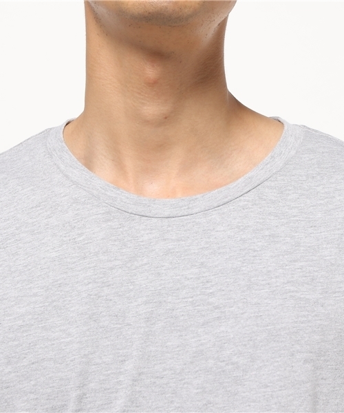 ROOPTOKYO（ループトウキョウ）の「ロング丈 コットン 無地 ラウンド Tシャツ proclub/プロクラブ（Tシャツ/カットソー・メンズ・グレー/オリーブ/ネイビー/ホワイト/ブラック・S/L/M）」の8枚目の写真