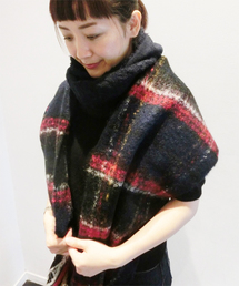 mimis | 【U.Q/ユウキュウ】チェックマフラー【mimis/ミィーミィーズ】(マフラー)