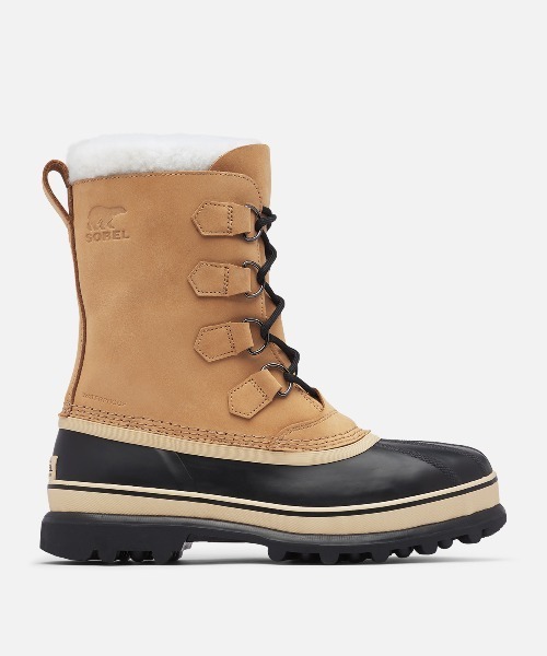 防滑 防水 防寒 SOREL／メンズ カリブー ウォータープルーフ スノー