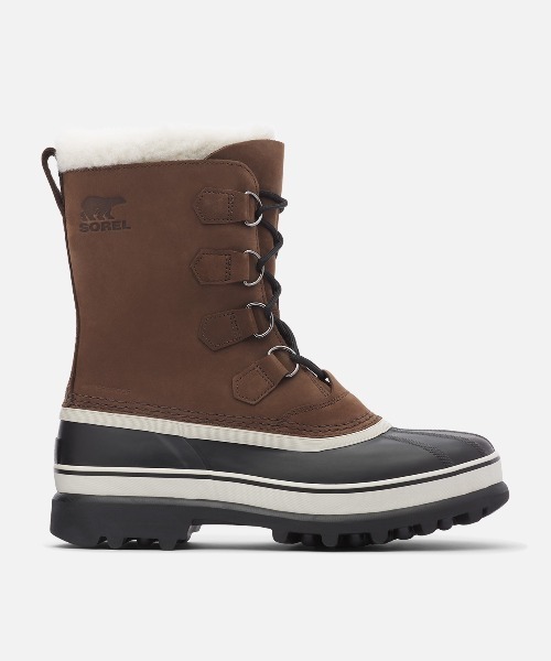 SOREL（ソレル）の「防滑 防水 防寒 SOREＬ／メンズ カリブー ウォータープルーフ スノーブーツ／ソレル（ブーツ・メンズ・ブラック/ブラウン系その他/ブラウン/ベージュ/カーキ/ダークブラウン・7/8/11/9/10/12）」の4枚目の写真