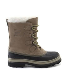 防滑 防水 防寒 SOREＬ／メンズ カリブー ウォータープルーフ スノーブーツ／ソレル