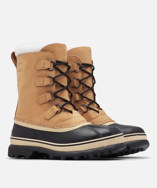 防滑 防水 防寒 SOREL／メンズ カリブー ウォータープルーフ スノー