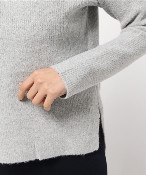 rienda（リエンダ）の「ルーズタートルニットTOP（ニット/セーター・レディース・トップグレー/ブラック/ライトパープル/ホワイト・FREE）」の9枚目の写真