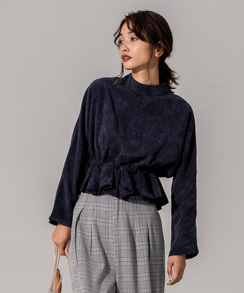 fifth（フィフス）の「ペプラムデザイントップス（Tシャツ