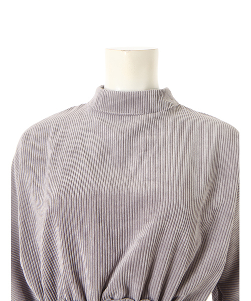 fifth（フィフス）の「ペプラムデザイントップス（Tシャツ/カットソー・レディース・ブラック/グレー/キャメル/ネイビー/ベージュ/アイボリー・MEDIUM/SMALL）」の11枚目の写真