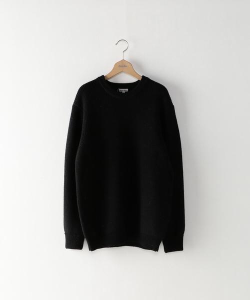 Steven Alan（スティーブンアラン）の「＜Steven Alan＞ 5GAGE BRIT/WL CREWNECK ﾆｯﾄ ◆（ニット/セーター・メンズ・オフホワイト/ブラック/レッド・LARGE/MEDIUM/SMALL/X-LARGE）」の3枚目の写真