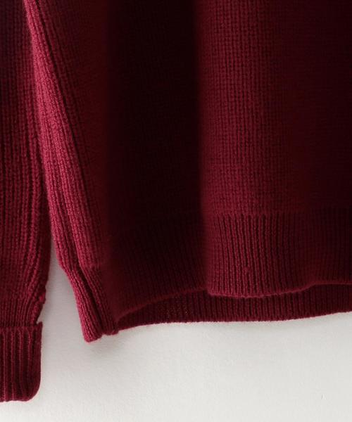 Steven Alan（スティーブンアラン）の「＜Steven Alan＞ 5GAGE BRIT/WL CREWNECK ﾆｯﾄ ◆（ニット/セーター・メンズ・オフホワイト/ブラック/レッド・LARGE/MEDIUM/SMALL/X-LARGE）」の13枚目の写真