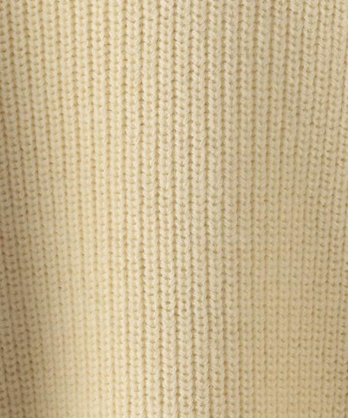 Steven Alan（スティーブンアラン）の「＜Steven Alan＞ 5GAGE BRIT/WL CREWNECK ﾆｯﾄ ◆（ニット/セーター・メンズ・オフホワイト/ブラック/レッド・LARGE/MEDIUM/SMALL/X-LARGE）」の4枚目の写真