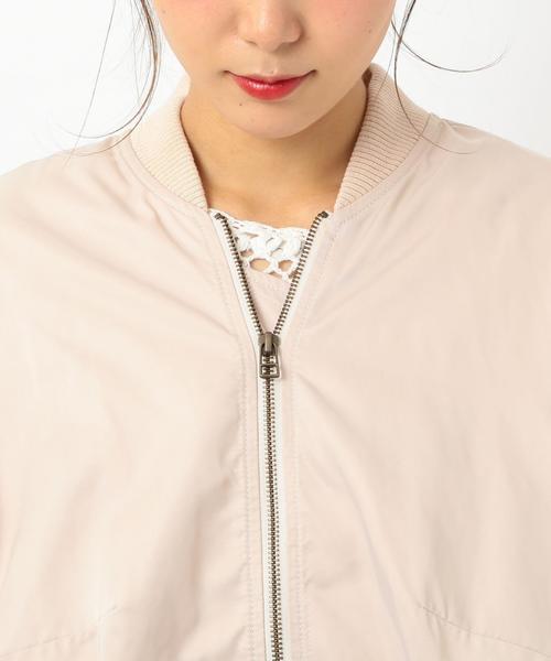 Another Edition（アナザーエディション）の「ショートMA-1 Ⅱ（MA-1・レディース・オリーブ/ライトピンク・SMALL/MEDIUM）」の15枚目の写真