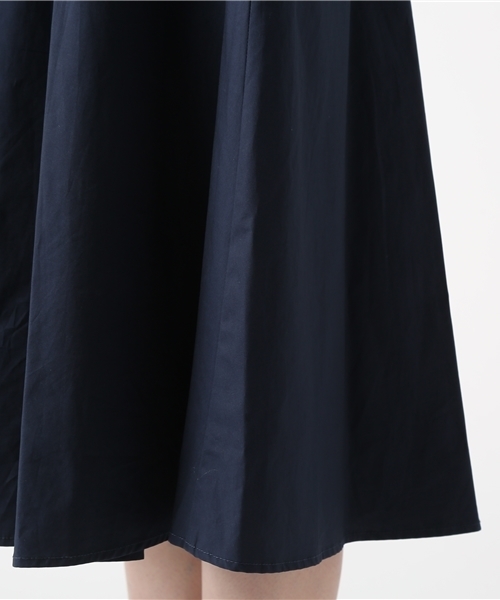 N.（N. Natural Beauty Basic）（エヌエヌナチュラルビューティーベーシック）の「ウエストシャーリングリボンベルトスカート（スカート・レディース・ベージュ/イエロー/ネイビー/レッド・MEDIUM）」の10枚目の写真