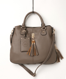 un dix cors | バンブータッセルバッグ(トートバッグ)