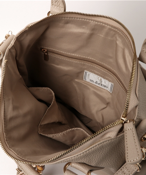 un dix cors（アンディコール）の「バンブータッセルバッグ（トートバッグ・レディース・その他23/ベージュ/モカ・ﾌﾘ-）」の9枚目の写真
