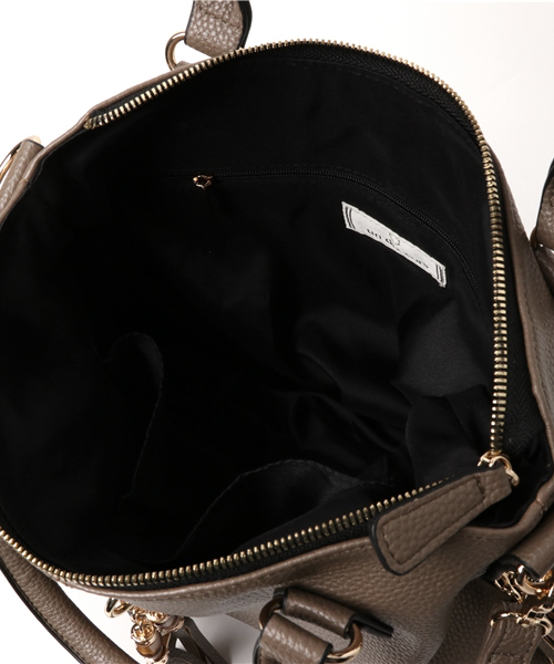 un dix cors（アンディコール）の「バンブータッセルバッグ（トートバッグ・レディース・その他23/ベージュ/モカ・ﾌﾘ-）」の10枚目の写真