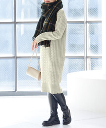 ケーブル ニット」に該当するワンピース/ドレスファッション通販