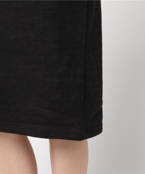 VENCEEXCHANGE（ヴァンスエクスチェンジ）の「袖タックロングワンピース              （ワンピース・レディース・ブラック/グレー/ブルー・MEDIUM）」の7枚目の写真