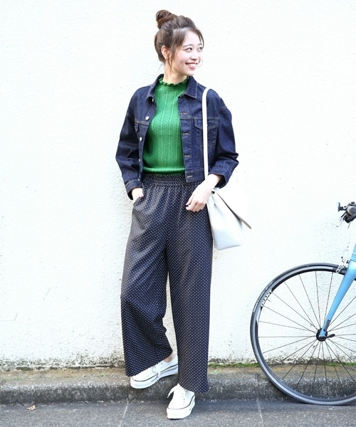 LOWRYS FARM（ローリーズファーム）の「ＣＯＮＥ／Ｇジャン　779388 （デニムジャケット・レディース・ブルー/ワンウォッシュ・LARGE/MEDIUM）」の6枚目の写真