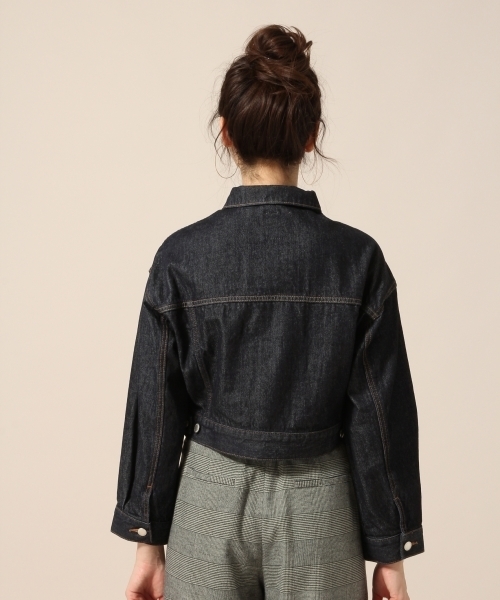 LOWRYS FARM（ローリーズファーム）の「ＣＯＮＥ／Ｇジャン　779388 （デニムジャケット・レディース・ブルー/ワンウォッシュ・LARGE/MEDIUM）」の3枚目の写真