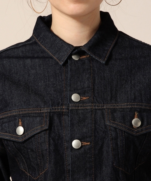 LOWRYS FARM（ローリーズファーム）の「ＣＯＮＥ／Ｇジャン　779388 （デニムジャケット・レディース・ブルー/ワンウォッシュ・LARGE/MEDIUM）」の8枚目の写真