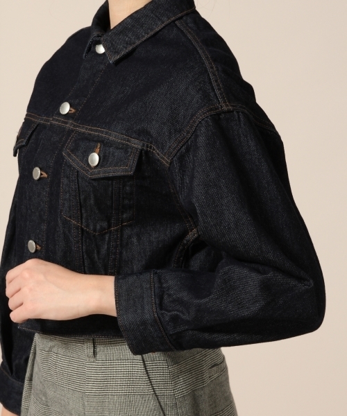 LOWRYS FARM（ローリーズファーム）の「ＣＯＮＥ／Ｇジャン　779388 （デニムジャケット・レディース・ブルー/ワンウォッシュ・LARGE/MEDIUM）」の7枚目の写真