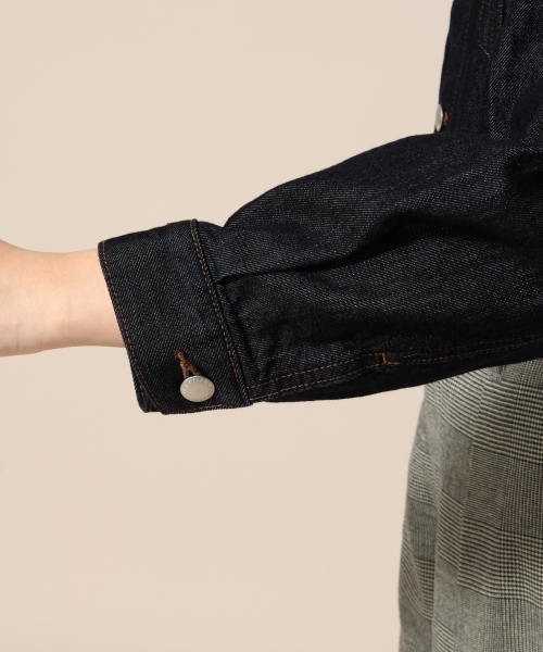 LOWRYS FARM（ローリーズファーム）の「ＣＯＮＥ／Ｇジャン　779388 （デニムジャケット・レディース・ブルー/ワンウォッシュ・LARGE/MEDIUM）」の5枚目の写真