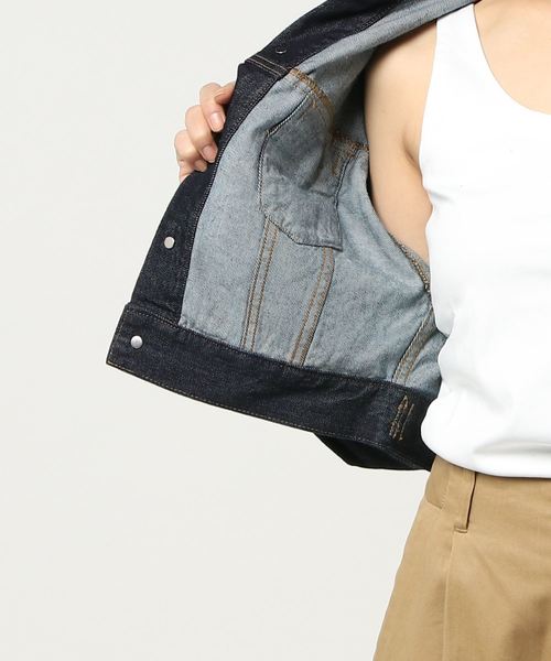 LOWRYS FARM（ローリーズファーム）の「ＣＯＮＥ／Ｇジャン　779388 （デニムジャケット・レディース・ブルー/ワンウォッシュ・LARGE/MEDIUM）」の21枚目の写真