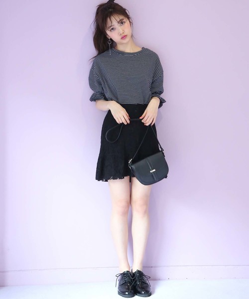 one after another NICE CLAUP(ワンアフターアナザーナイスクラップ)の「レースアップおじシューズ(その他シューズ・レディース・ブラック/ブラウン/ピンクベージュ・LARGE/MEDIUM/SMALL)」の15枚目の写真